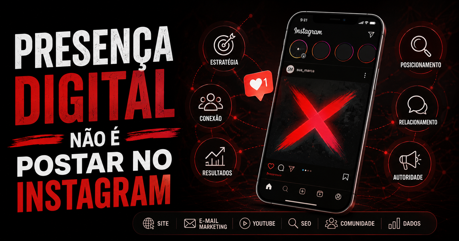 Presença digital não é postar no Instagram: os 4 papéis do digital na construção de marcas